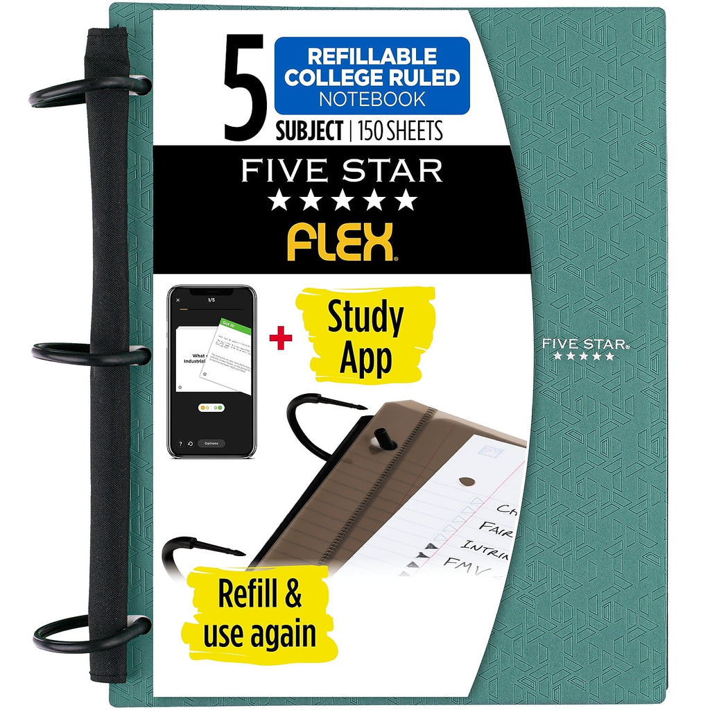 Five Star 5-Subject Notebook 8.5 x 11 08128