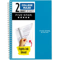 Notebook 2 Subject College Ruled 6 x 9 12 Tidewater Blue