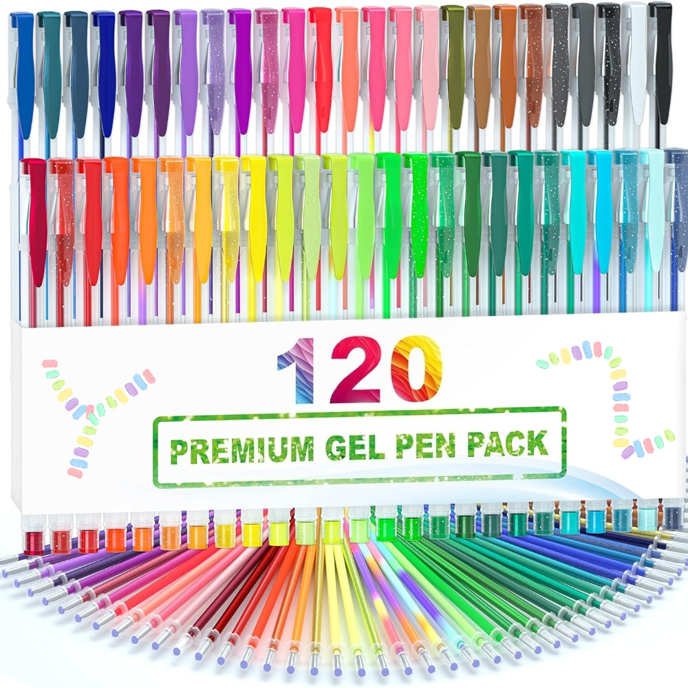 for Adult Coloring 120 Colors Set