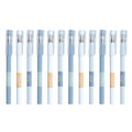 12 Super Fine Tip 0.5mm Gel Pens Set for Exams, Bible Journaling, Notes, Sketching - Smooth Writing, Leak-Proof, 10ml...