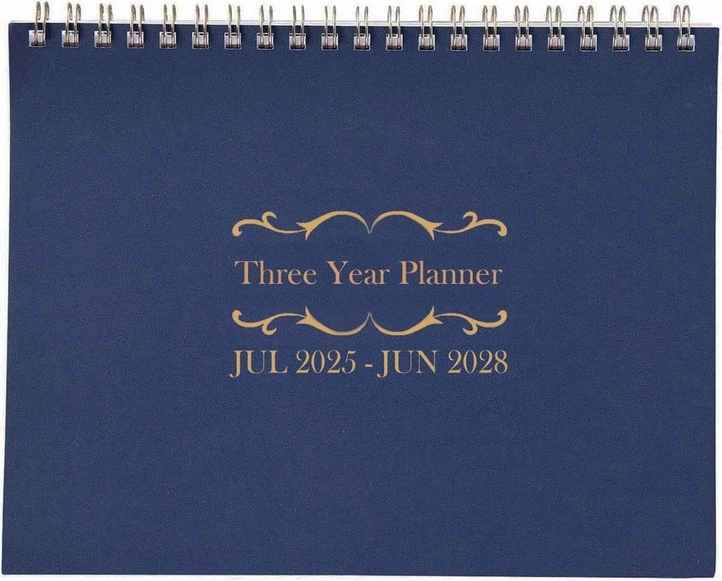 Kerixi 3 Year Calendar Planner Blue, 11 * 8.5'' JUL 2025 - JUN 2028