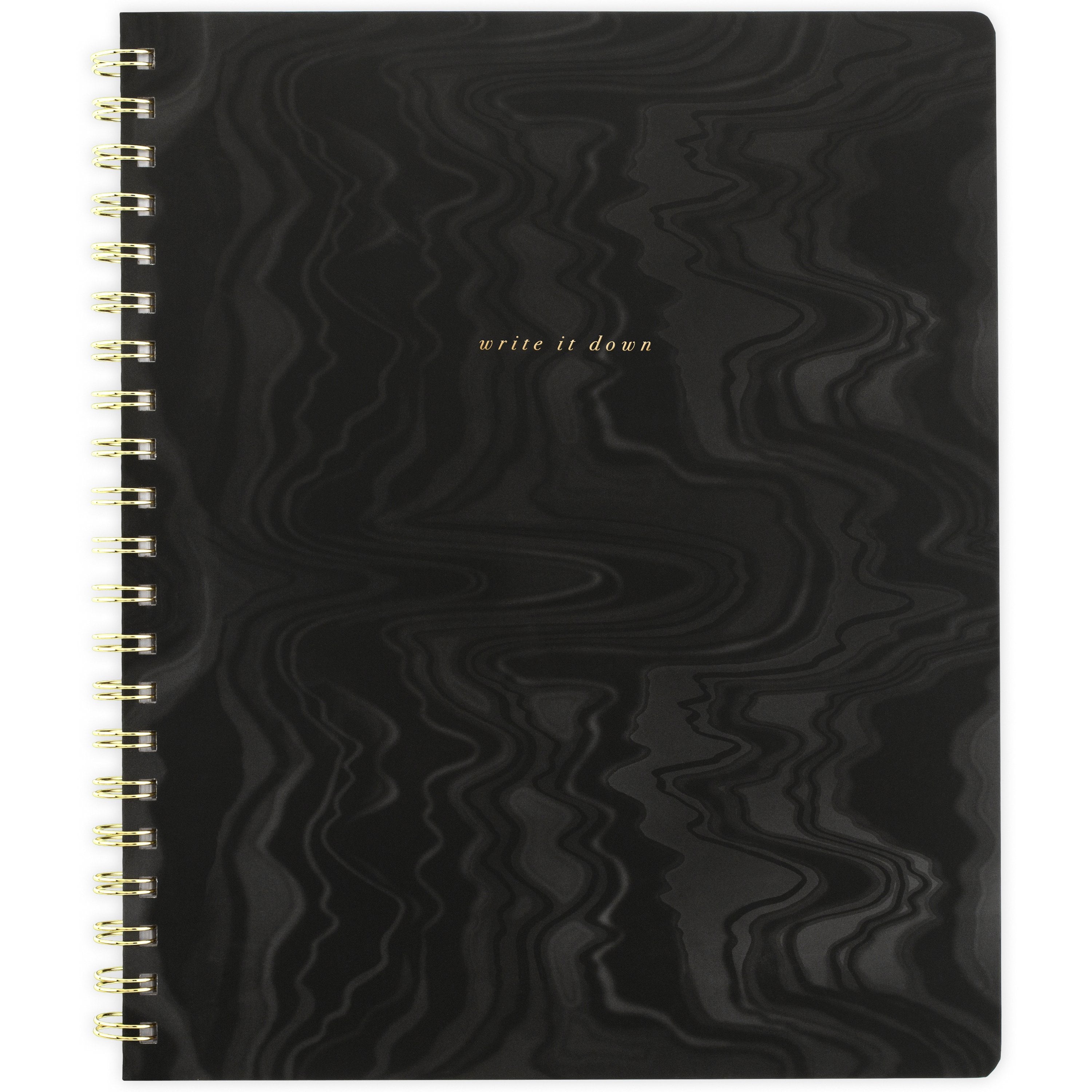 hardcover notebook, 160 pages, large, 9" x 11"