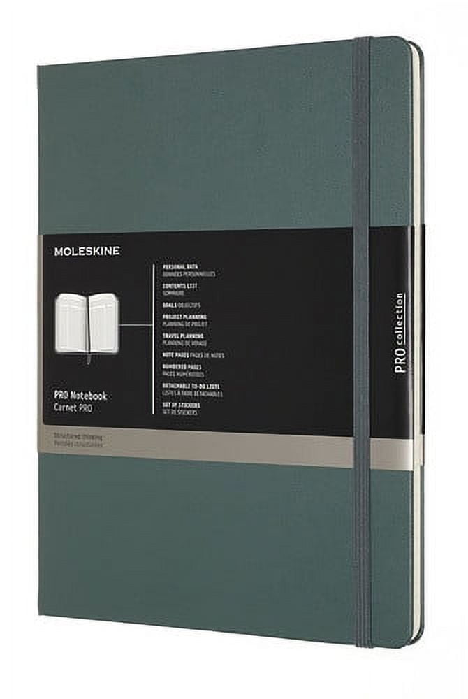 MOLESKINE PROFESSIONAL NOTEBOOK XL FOREST GREEN