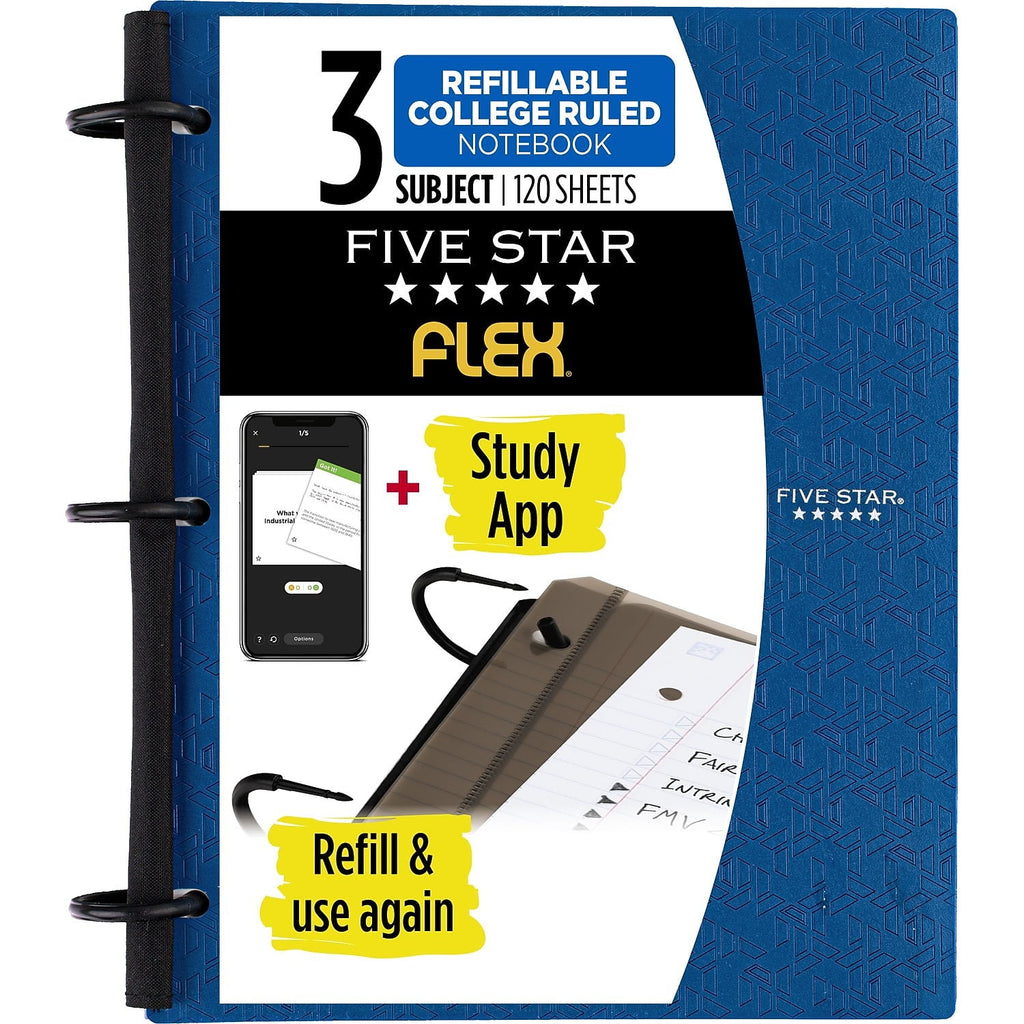 Five Star 3-Subject Notebook 8.5 x 11 08126