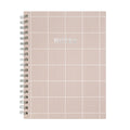 Notepad, 7.4" x 9.75", Checked Tan, 105 Sheets