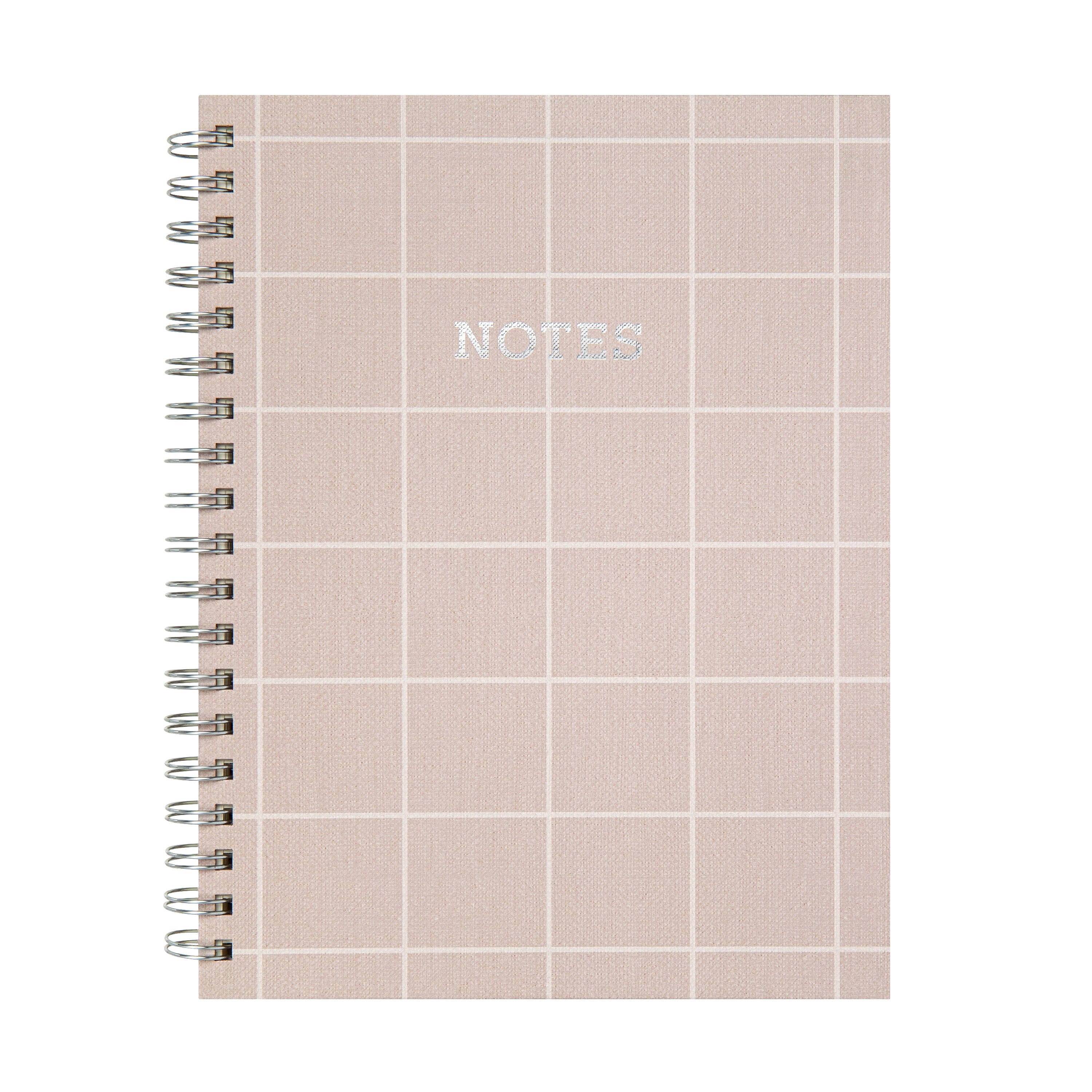 Notepad, 7.4" x 9.75", Checked Tan, 105 Sheets