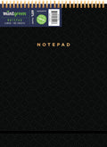 Writing Pad, 8"x 10.75", Professional Series - Black, 80 sheets