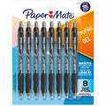 Gel Pen, Profile Retractable Pen, 0.7 mm, Black, 8 Count