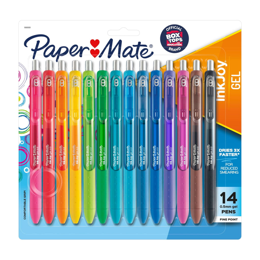 InkJoy Pens, Gel Pens, Fine Point (0.5 mm), Assorted, 14 Count