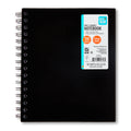 College Ruled 5-Subject Poly Notebook, 6" x 8.26", Black, 150 Sheets