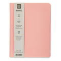 Simulated Suede Journal, Peach Glaze, 6" x 8", 160 Ruled Pages