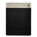 Simulated Leather Notebook, Black, 8.5" x 11", 80 Ruled Sheets, 160 Pages