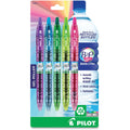 Bottle to Pen (B2P) Be Green Fine Point Gel Pens, Assorted Ink, 5 Count