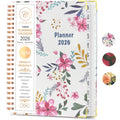 2026 Notebook(Jan-Dec.2026,6.3"x8.5") Weekly Monthly Flower for Women Men 2026 Academic Supplies