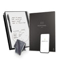 Core Smart Spiral Notebook, Dot-Grid and Lined Pages, 32 Pages, 8.5 x 11", Black