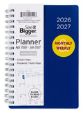 M/W Planner, Small (4.25" x 6.5"), Blue, 15-Month: Apr 2026 - Jun 2027
