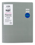 Monthly Planner, Large (8.5 x 11), Grey, 2-Year: Apr 2026 - Mar 2028