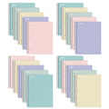 Spiral Notebooks, 8 x 10.5 Inches, 140 Pages, 20 Count, 20 Pack