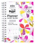 See It Bigger Monthly Weekly Medium Floral Planner (7" x 9")