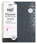 Monthly Weekly Planner Large (8.5" x 11") Black 15-Month Oct 2025-Dec 2026