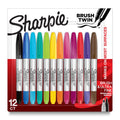 Permanent Markers, Tip Marker and Ultra Fine Tip Marker, Assorted, 12 Count
