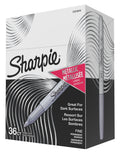 Markers, Fine Point, Silver, 36 Count