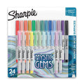Permanent Mystic Gem Markers, Ultra-Fine Point, Assorted, 24 Count