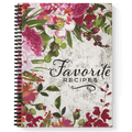 Softcover Favorite Recipes 8.5" x 11" Spiral Recipe Notebook/Journal, 120 Recipe Pages, Durable Gloss Laminated Cover...