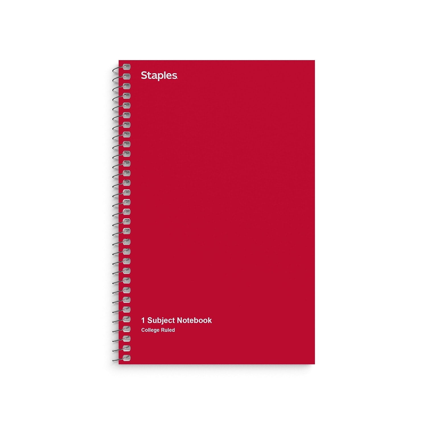 1-Subject Notebook 5" x 7.75" College Ruled 80 Sheets Assorted Colors 9/Carton