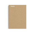 Premium 1-Subject Notebook 5.875" x 9" College Ruled 100 Sheets Brown 3/Pack