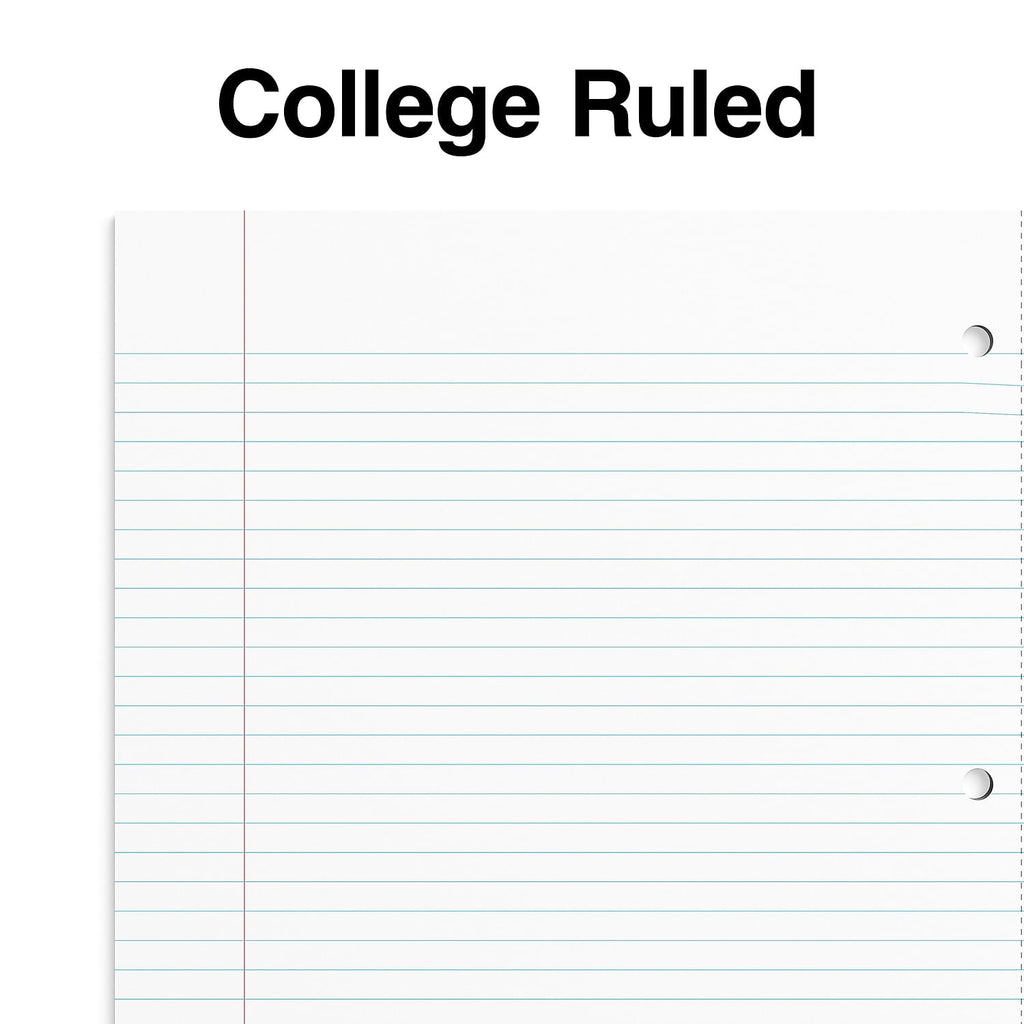 Staples Accel Durable Poly Cover 1 Sub Notebook College Ruled 8.5"x11" Teal 20955M - Image 2