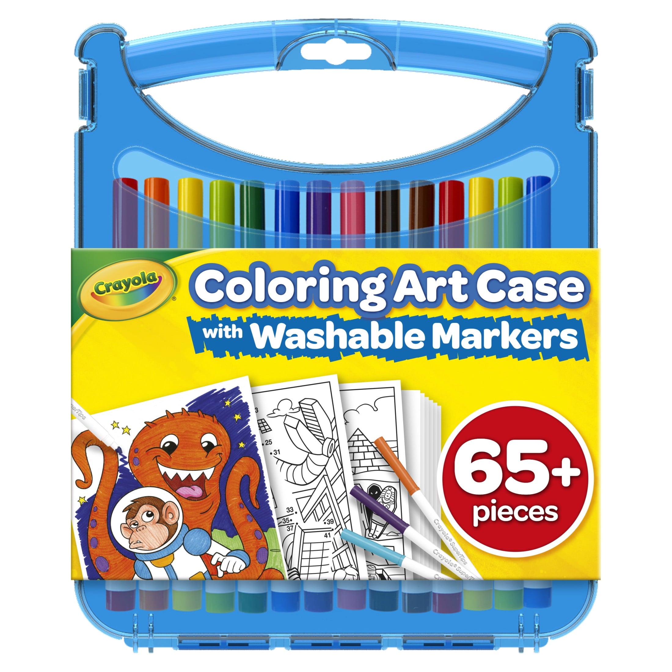 Create & Color Super Tips Marker Kit, 25 Ct with Storage, Back to School Supplies, Travel Activities, Coloring Art Gi... - Image 3