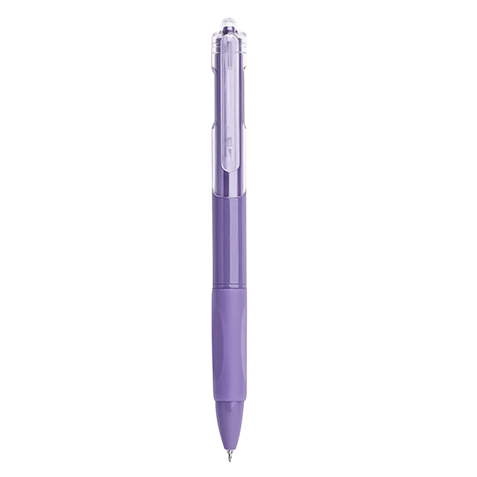 Eoozwa 5PCS Gel Ink Retractable Pens: Black Ink 0.5mm medium Fine Point Pen Set, Extra Smooth Tip No Bleed Smear Smudge Refillable Clickable - Image 3