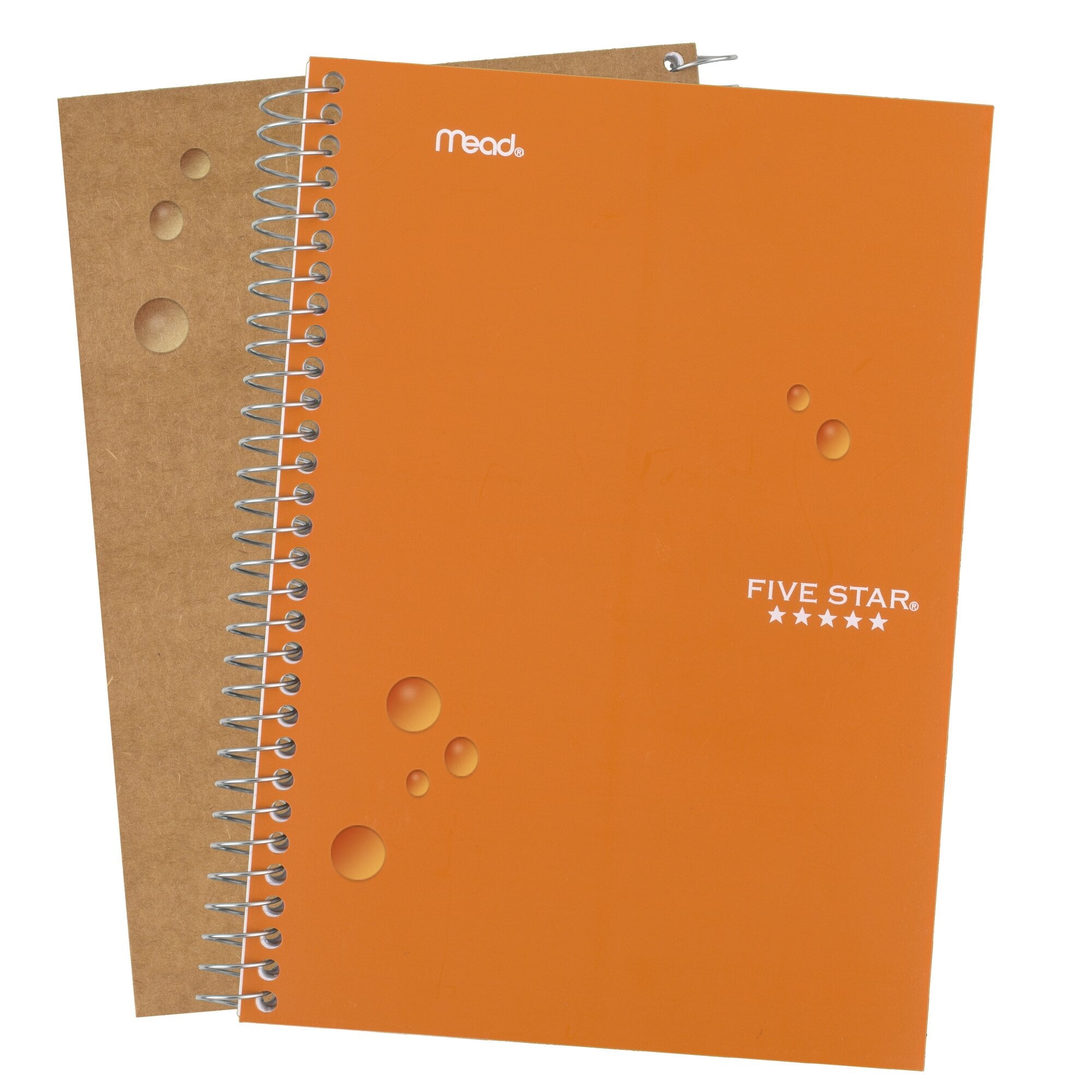 Spiral Notebook, 2 Subject, College Ruled, 6" x 9.5", Sedona Orange - Image 3