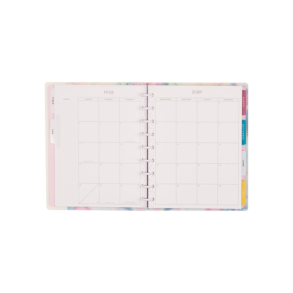 Monthly Weekly Classic Planner (7 x 9.25)Abstract Expression 15-Month April 2026-June 2027, disc bound system - Image 6
