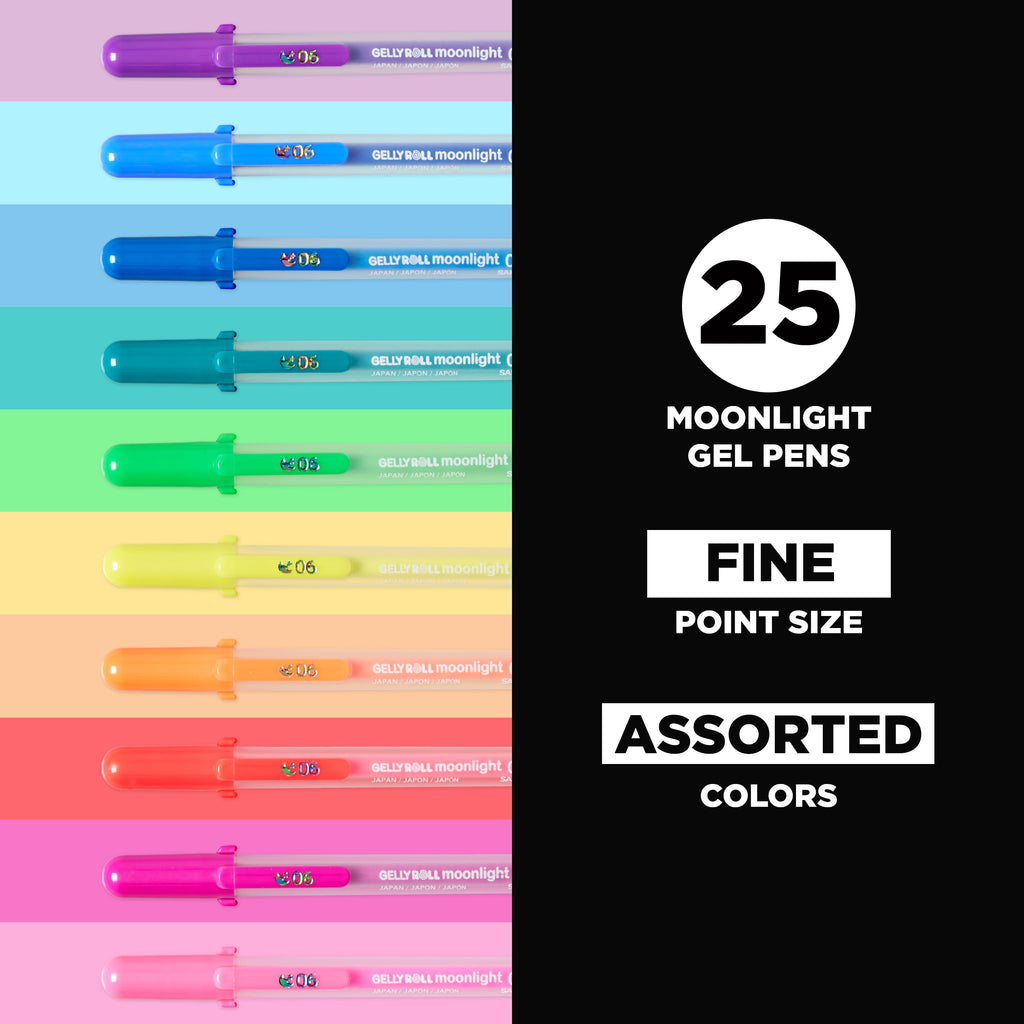 Gelly Roll Moonlight Pen Set, Fine, 25-Colors - Image 2