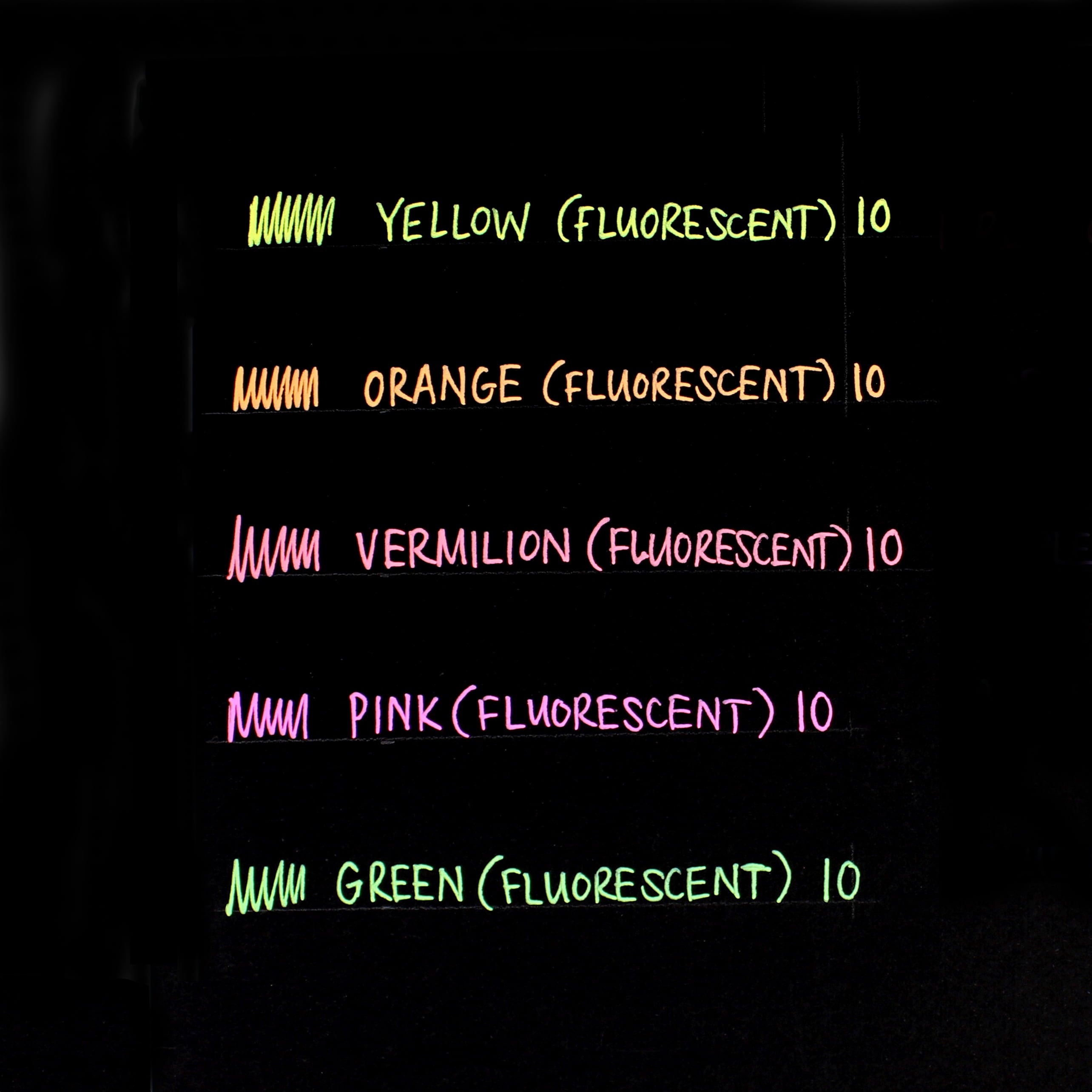Sakura Gelly Roll Moonlight Gel Pens  5 Count, Fluorescent Opaque Ink, 1.0mm Bold Point - Image 3