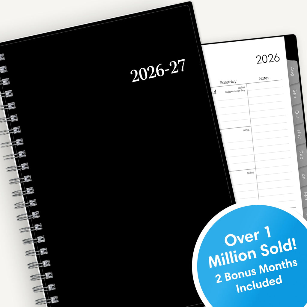 2026-2027 Weekly and Monthly Academic Year Planner Calendar, July 2026 - June 2027, 5" x 8", Flexible Cover, Wireboun... - Image 6