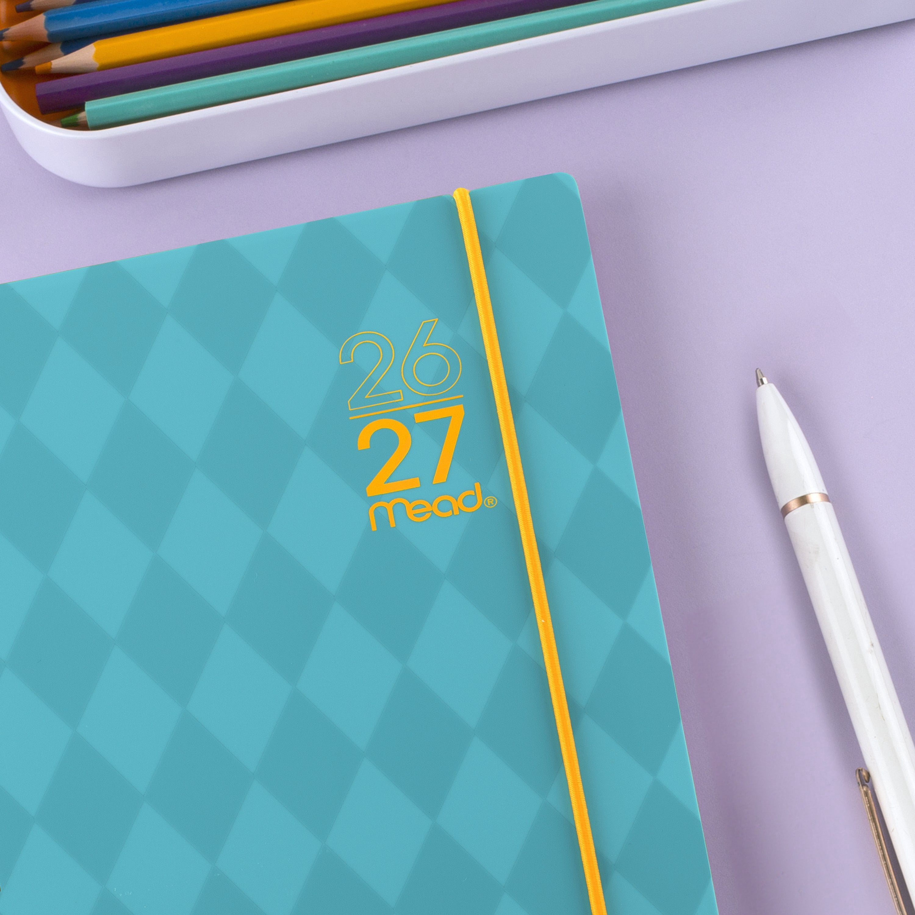 Color Pop 2026-2027 Planner Tranquil Turquoise, Small 5.5" x 8.5" - Image 6