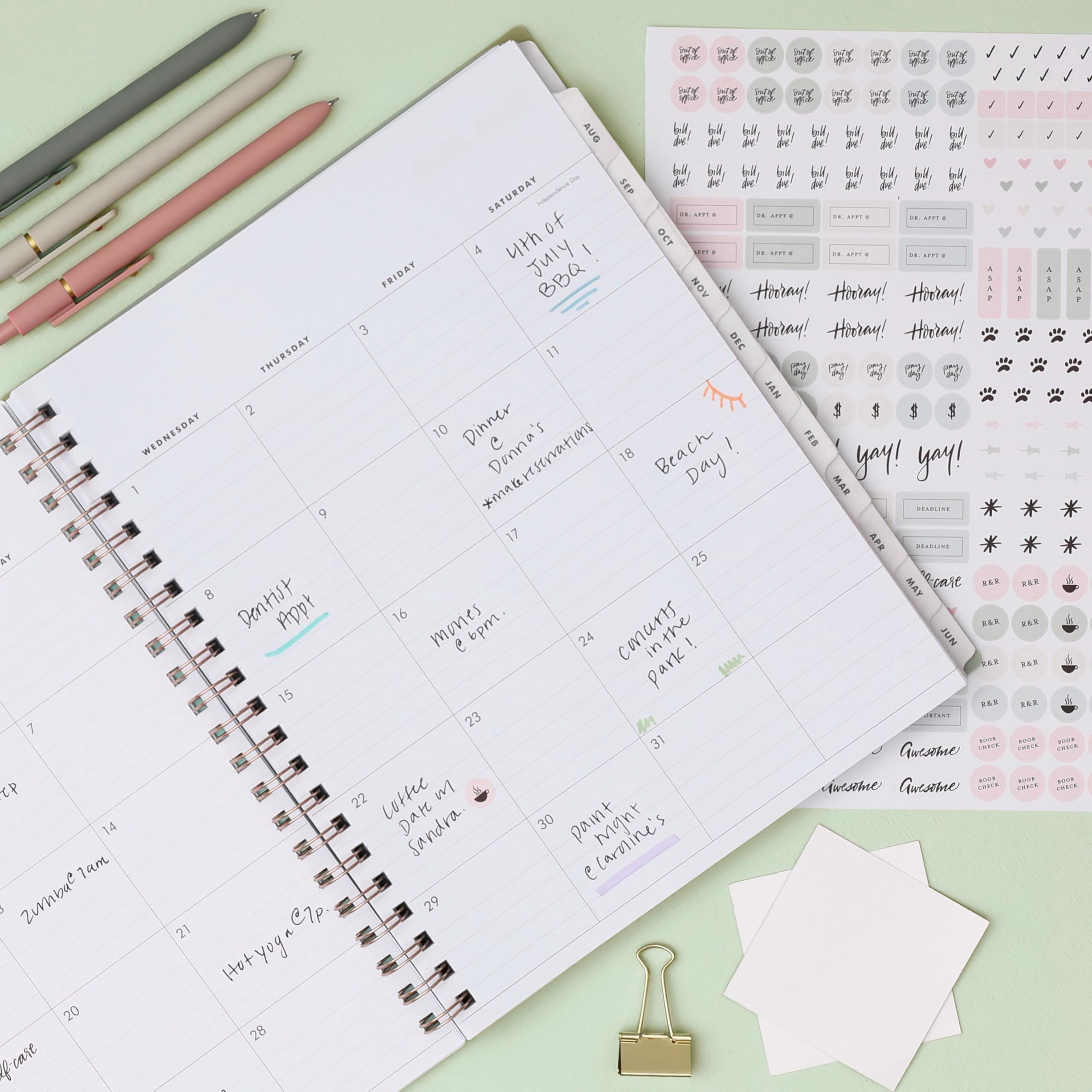 Blue Sky The Everygirl 2026-2027 Weekly and Monthly Academic Year Planner Calendar, July 2026 - June 2027, 5" x 8", Flexible Cover, Wireboun - Image 2
