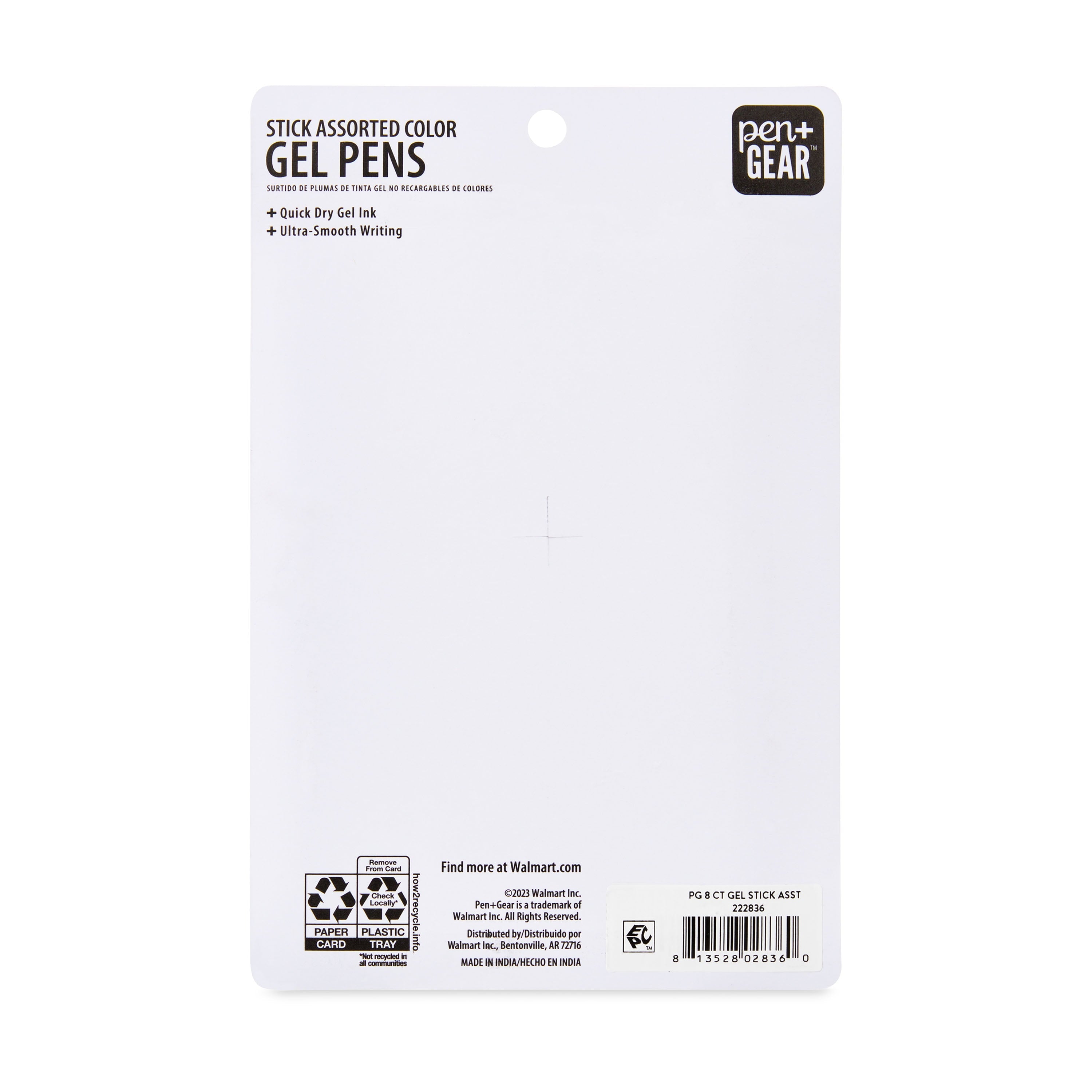 Pen+Gear Gel Stick Pens, Medium Point,0.7mm, Assorted Ink,8Count - Image 5