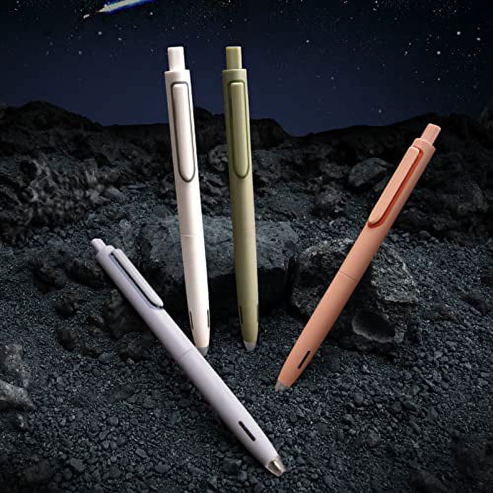 Gel Pens Fine Point: 0.5mm No Smear & Smudge Black Ink Pen Click for Journaling Sketching Drawing Notetaking Retracta... - Image 2