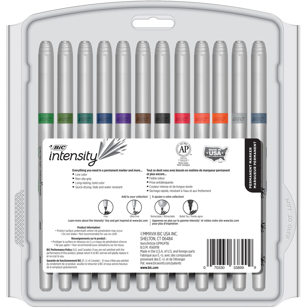 Intensity Permanent Marker Fashion Colors, Ultra Fine Point, 36-Count - Image 2