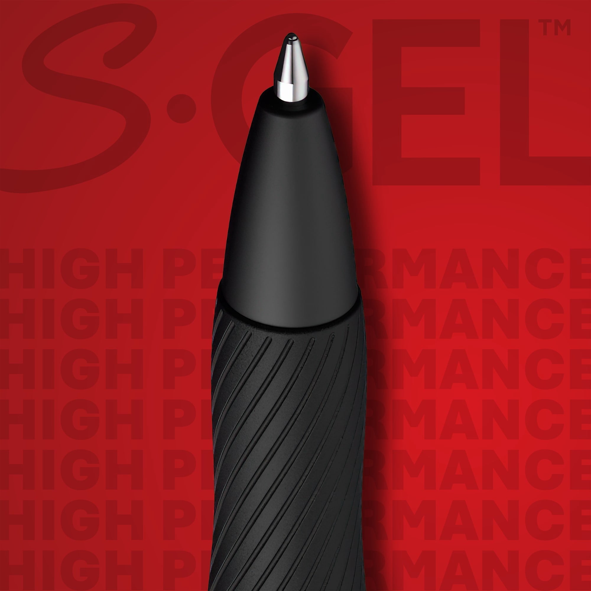 S-Gel Pens 0.7 mm Pen Point Size - Assorted Gel-based Ink - 4 / Pack - Image 4
