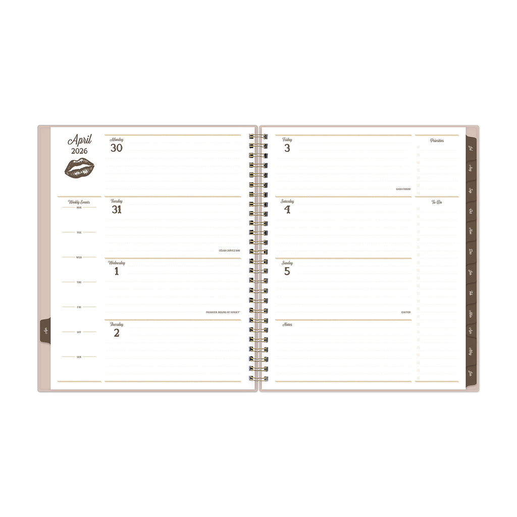 Jessie James Decker for Blue Sky Monthly Weekly Planner, 7" x 9", Highland Tan 15-Month (April 2026 - June 2027) - Image 4