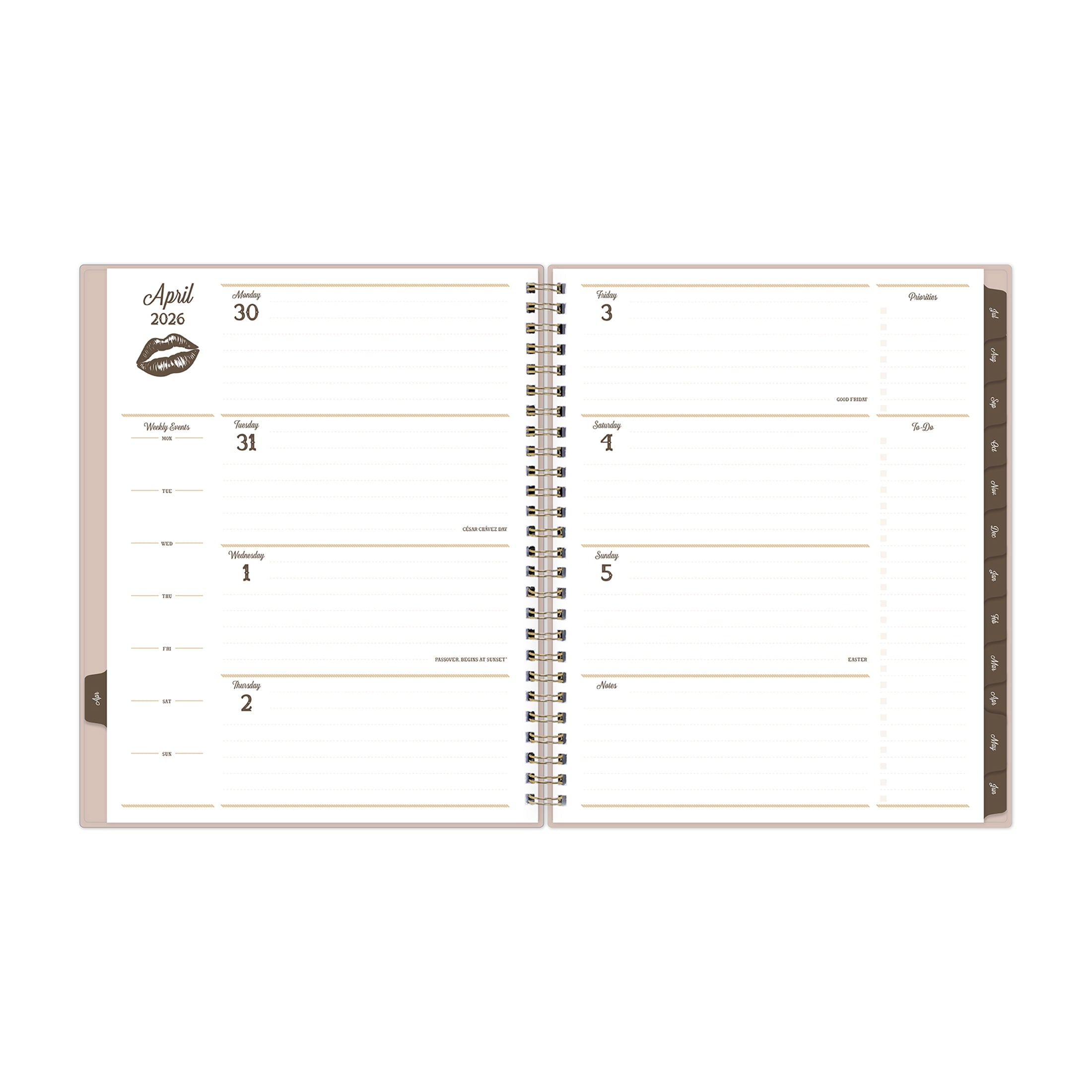 Jessie James Decker for Blue Sky Monthly Weekly Planner, 7" x 9", Highland Tan 15-Month (April 2026 - June 2027) - Image 4