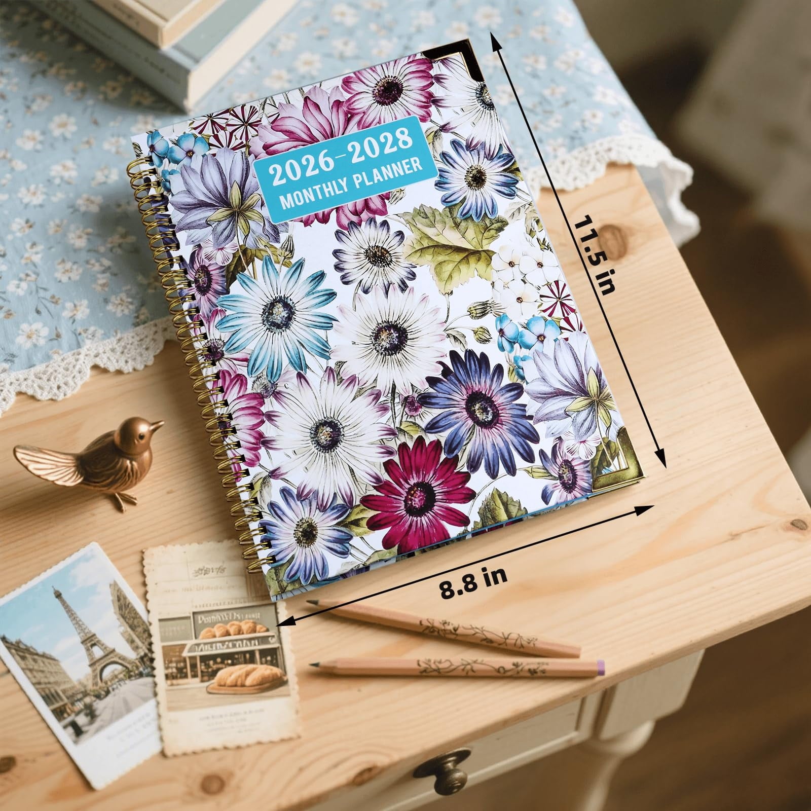 2026-2028 Monthly Planner, Large 3 YearCalendar for 2026,2027,2028 with MonthlyViews, Colorful Tabs, Notes Pages & In... - Image 5