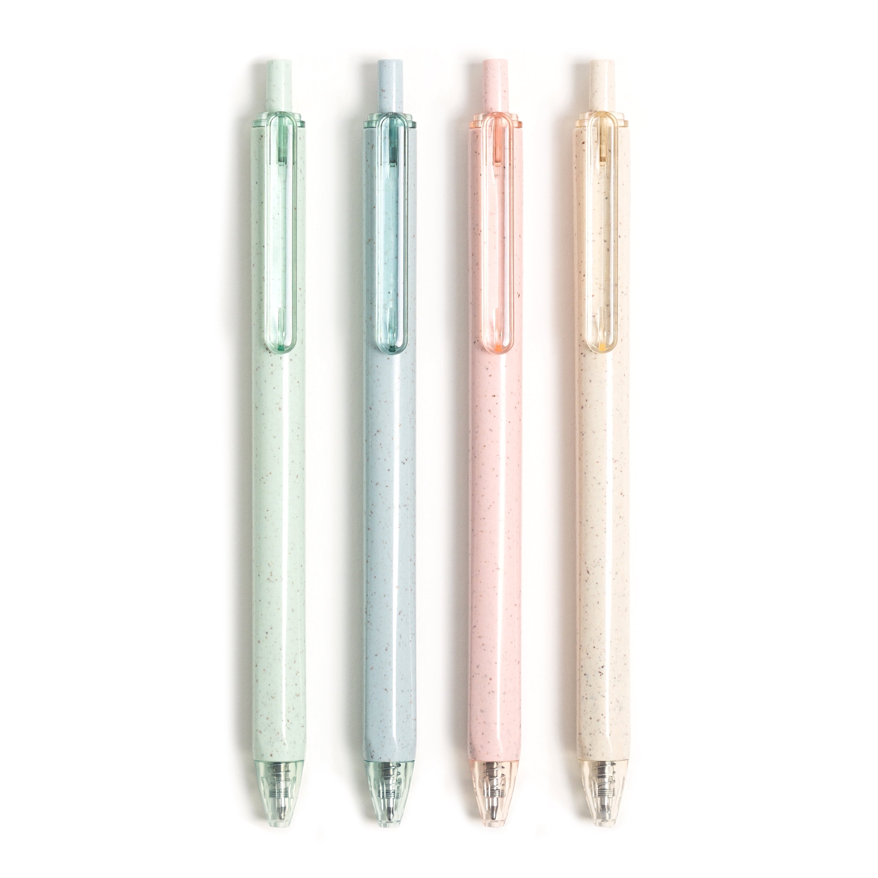 U-Eco Gel Pen, Black Ink, Pastel Speckle, 4 Count, 0.7mm - Image 3