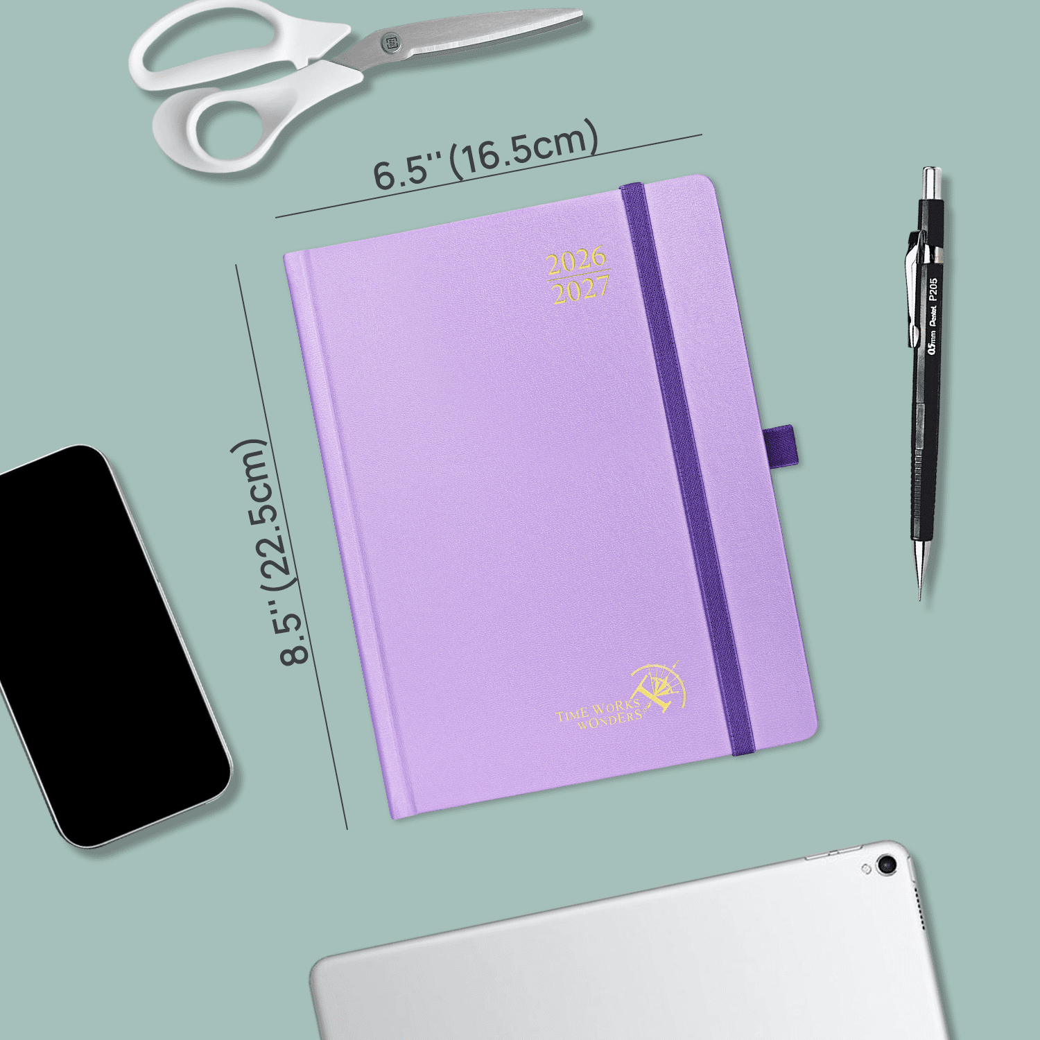 POPRUN Academic Planner 2026-2027, 6.5"x 8.5", (Jul.26-Jun.27) Weekly Monthly Appointment Book with Hourly Time Slots, Hardcover & Monthly T - Image 2
