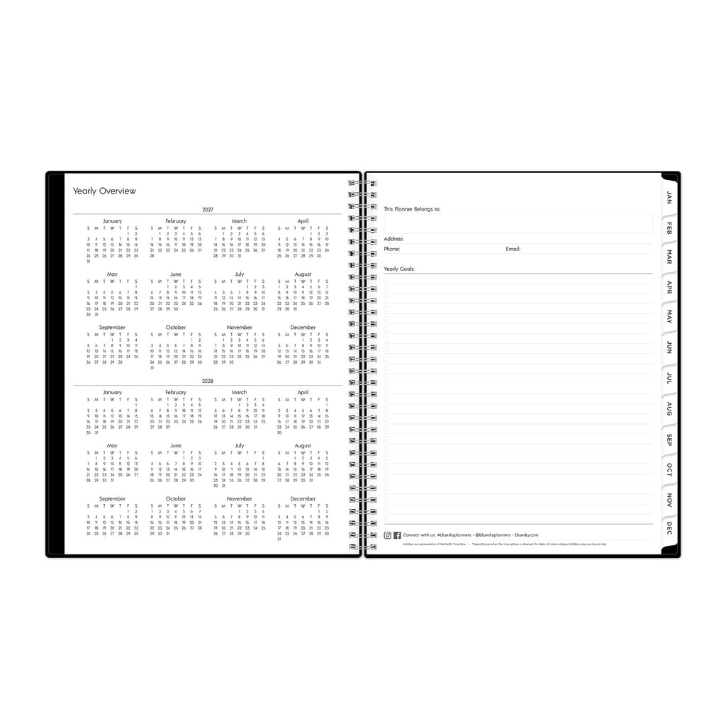 Blue Sky 2027 Weekly and Monthly Appointment Planner Calendar, January 2027 - December 2027, 8.5" x 11", With 15-Minute Blocks, Flexible Cov - Image 6